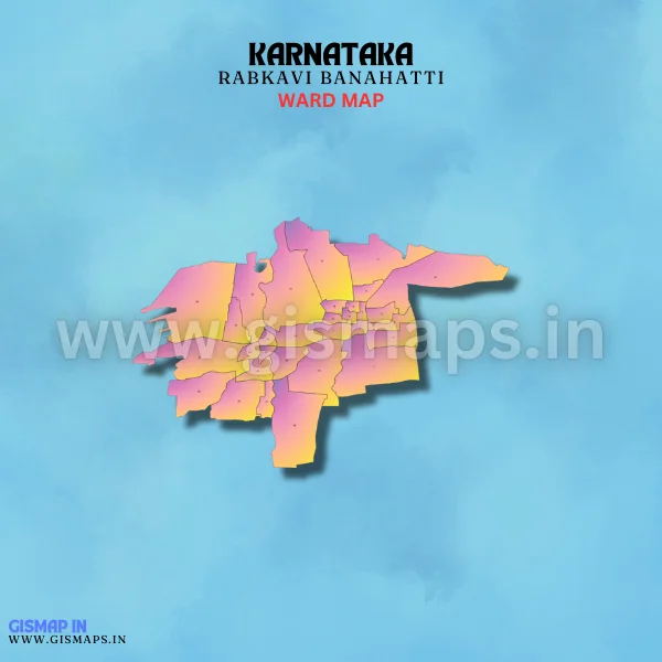 Rabkavi Banahatti Ward Map (Karnataka)